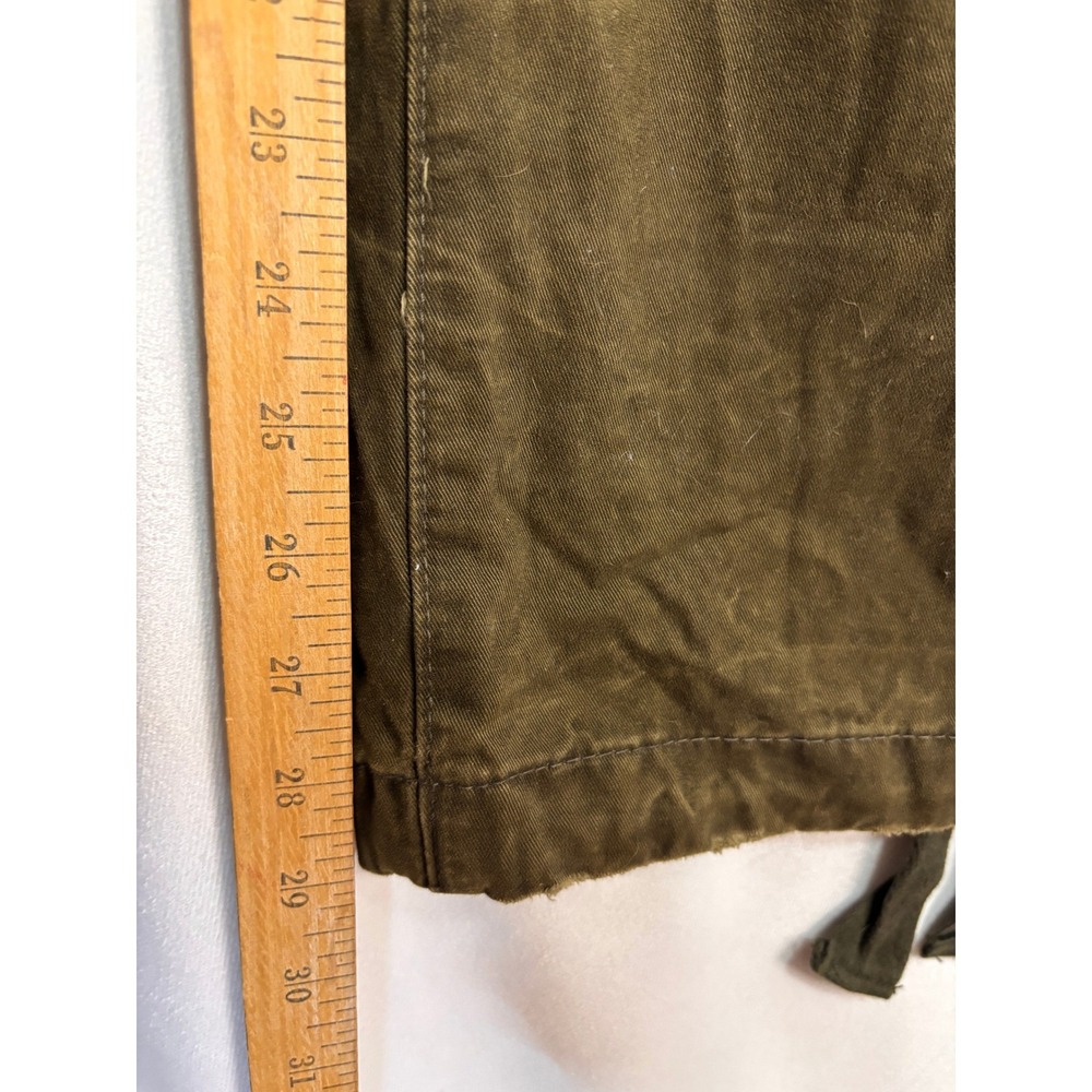 VTG Abercrombie & Fitch Cargo Pants Men 32x30 Olive Green Distressed Utility Y2K - Picture 9 of 11